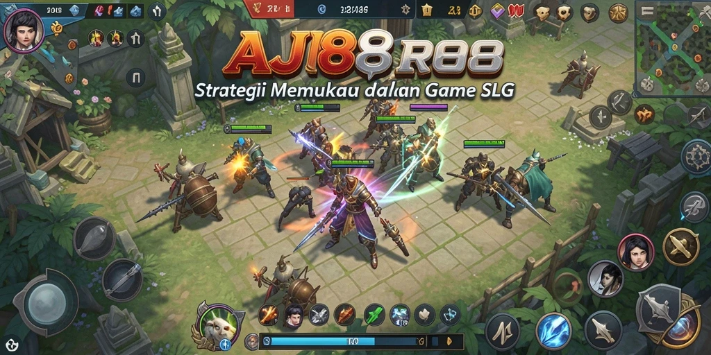 Tampilan menarik gameplay strategis di AJR88.
