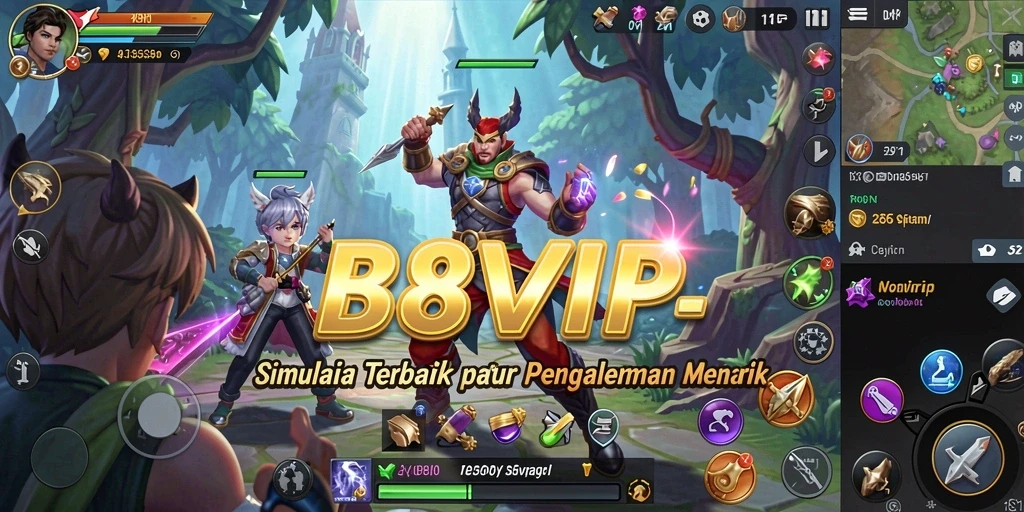 Tampilan gameplay B8VIP yang mendebarkan dan realistis.