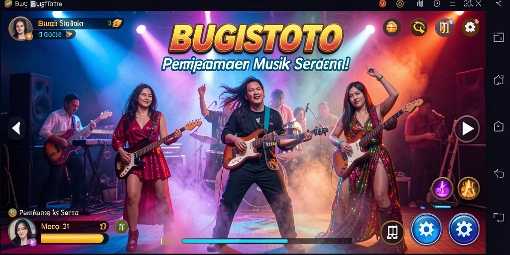 Tampilan gameplay seru dan penuh warna di BUGISTOTO.