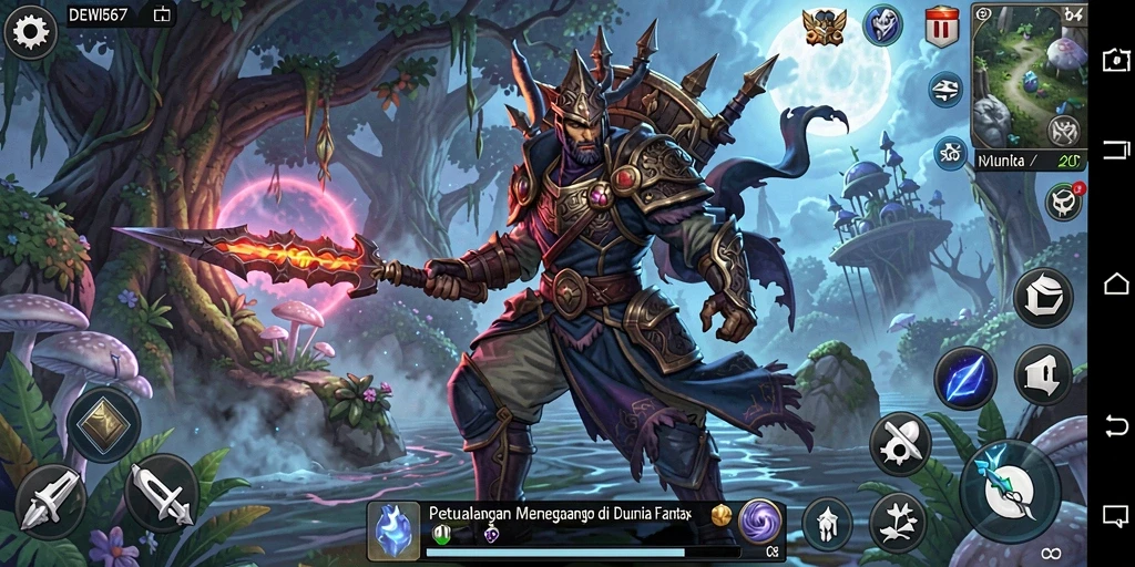 Screenshot gameplay DEWI567 yang menampilkan aksi petualangan seru.