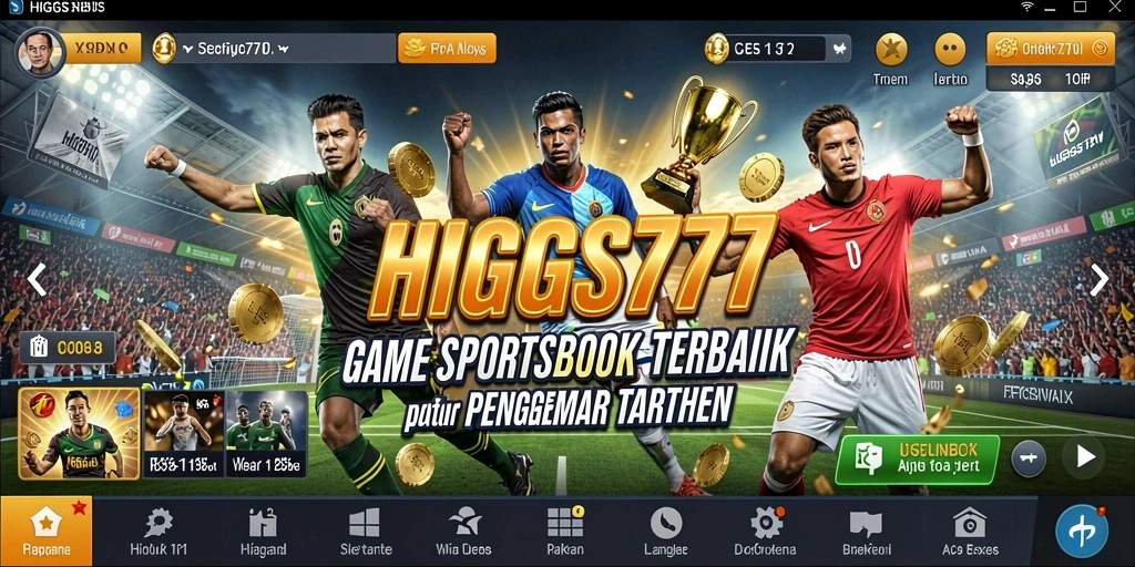 Screenshot HIGGS777 menampilkan antarmuka taruhan yang menarik dan interaktif.
