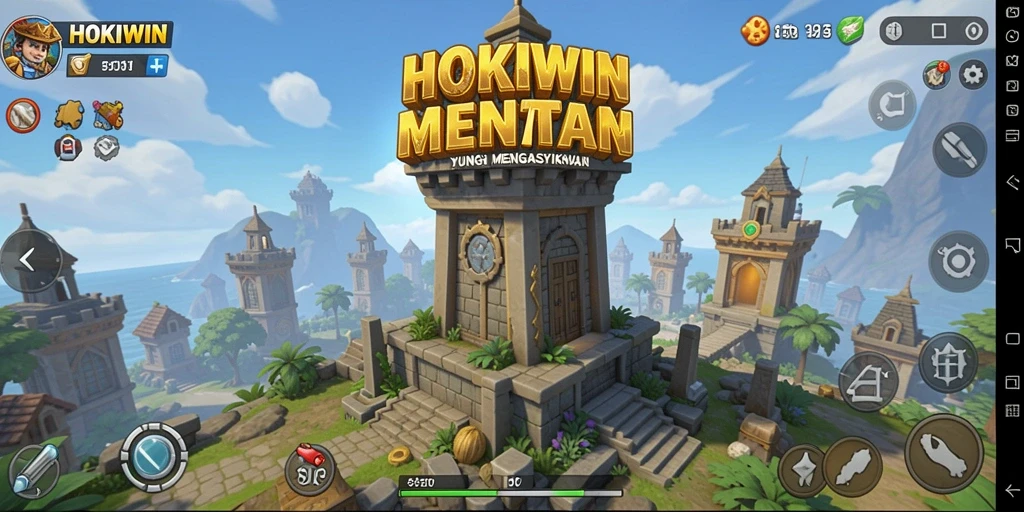 Gameplay menara pertahanan yang menantang dan seru.