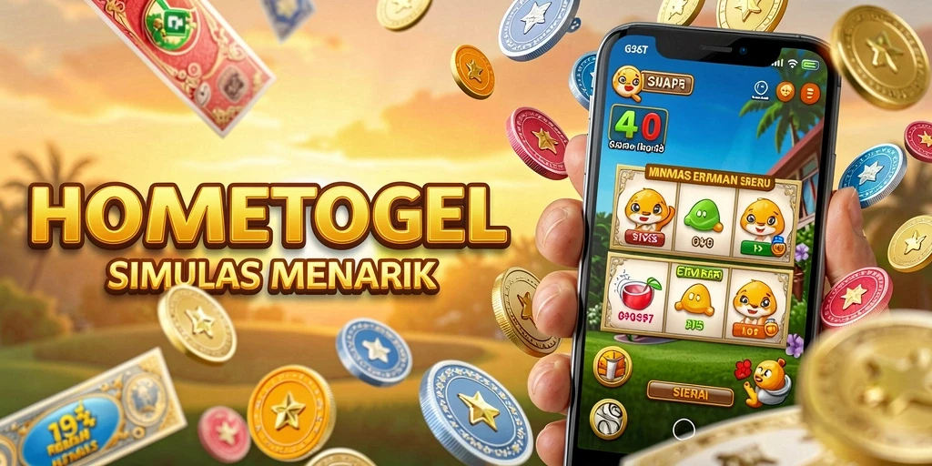 Screenshot gameplay HOMETOGEL menampilkan momen seru dalam simulasi dunia virtual.