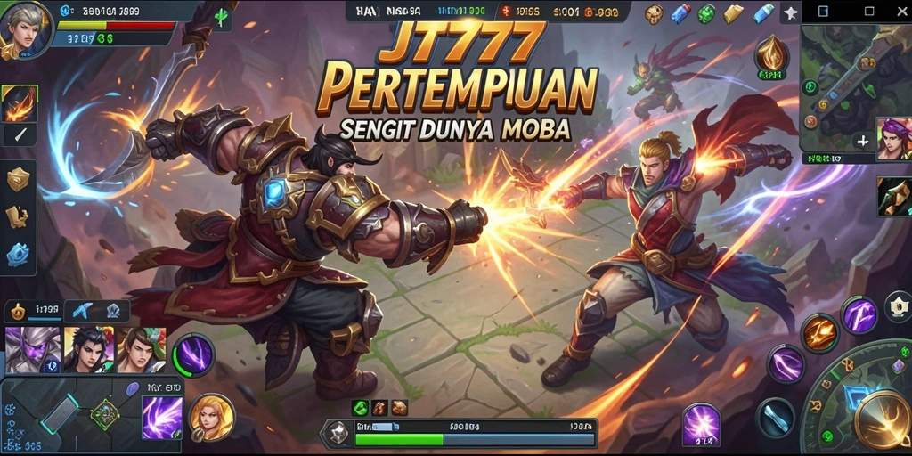 Tampilan gameplay JT777 yang mengasyikkan dalam pertempuran tim.