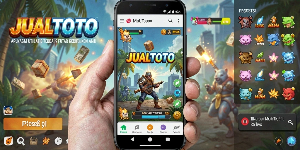 Tampilan antarmuka utama JUALTOTO yang ramah pengguna dan intuitif.