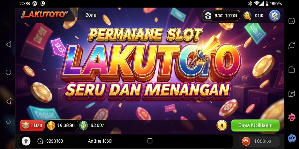 Tampilan menarik dari gameplay Slot di LAKUTOTO.