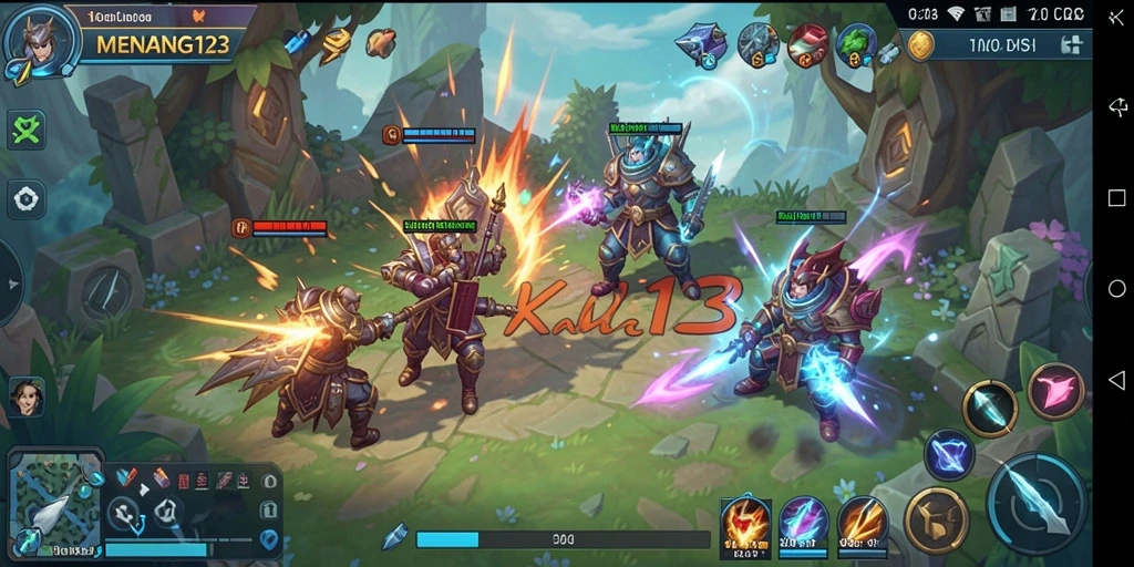 Tampilan gameplay seru dalam MENANG123 dengan strategi mendalam.