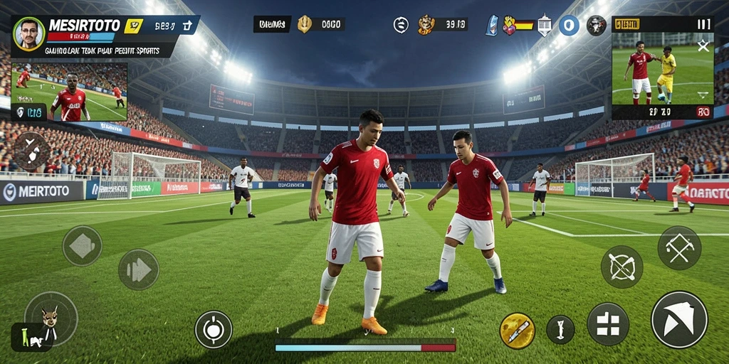Tampilan gameplay MESIRTOTO dengan grafis olahraga yang menakjubkan.