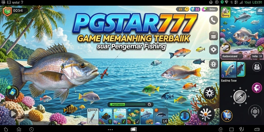 Tampilan gameplay PGSTAR777 yang menarik dan realistis dalam suasana memancing.