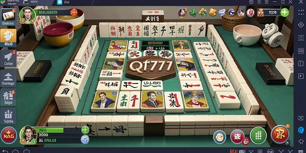 Tampilan gameplay Mahjong yang seru dan menantang di QT777.