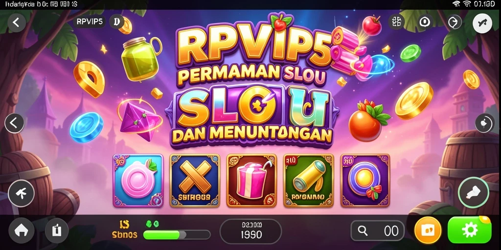 Tampilan menarik dari gameplay RPVIP5 yang penuh warna dan keseruan.