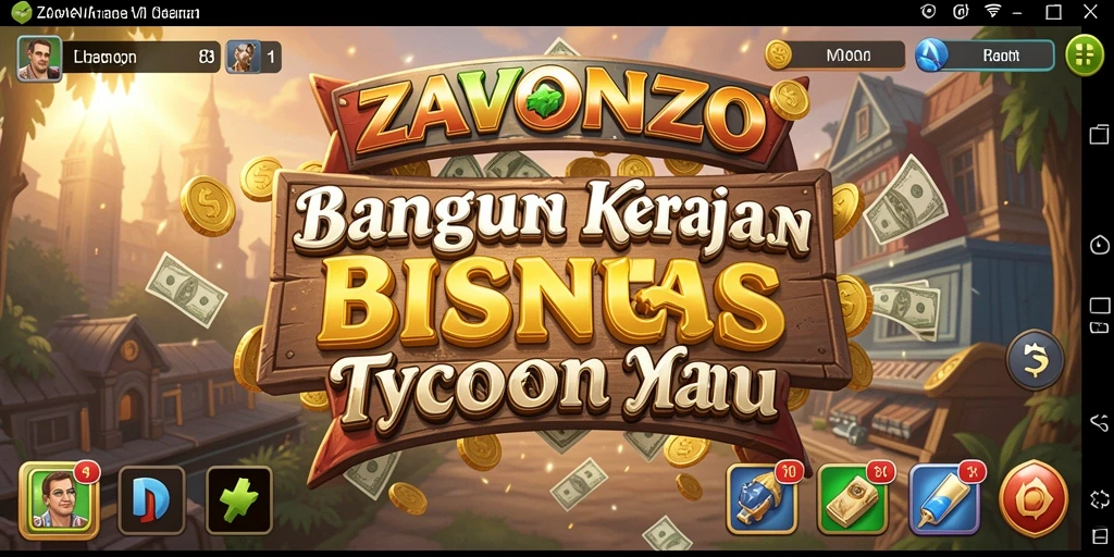 Tampilan gameplay ZAVONZO yang penuh strategi dan keseruan.