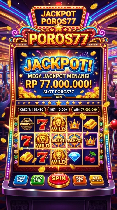 Tampilan antarmuka poros77 yang nyaman dan menarik.